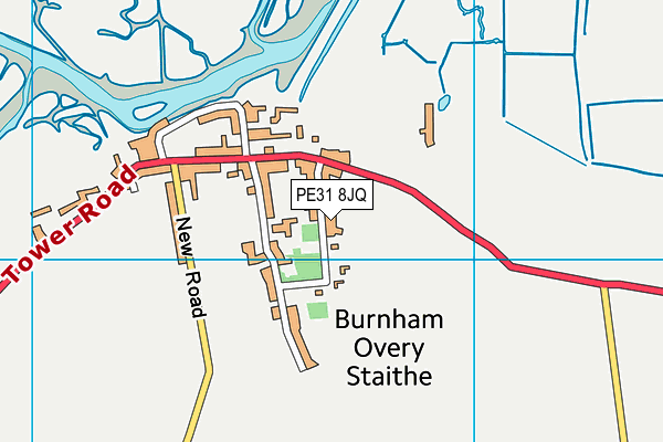 PE31 8JQ map - OS VectorMap District (Ordnance Survey)
