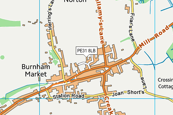 PE31 8LB map - OS VectorMap District (Ordnance Survey)