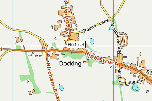 Docking Church of England Primary Academy and Nursery map (PE31 8LH) - OS VectorMap District (Ordnance Survey)