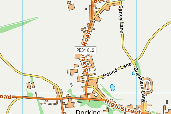 PE31 8LS map - OS VectorMap District (Ordnance Survey)