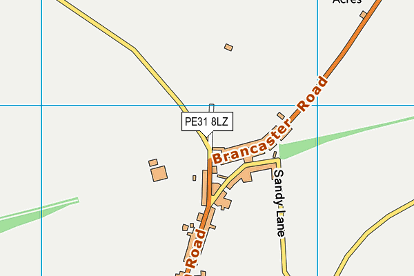 PE31 8LZ map - OS VectorMap District (Ordnance Survey)