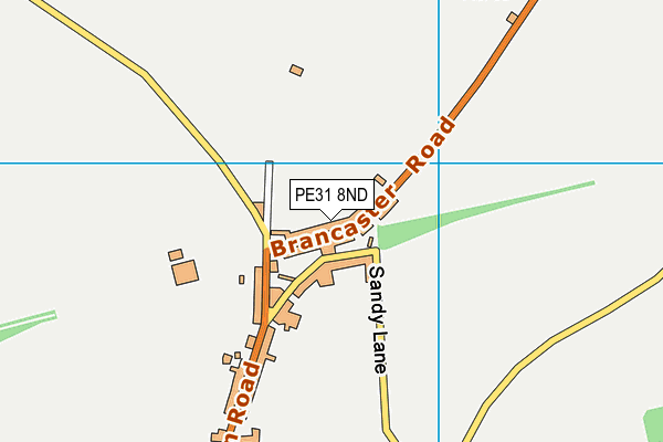 PE31 8ND map - OS VectorMap District (Ordnance Survey)