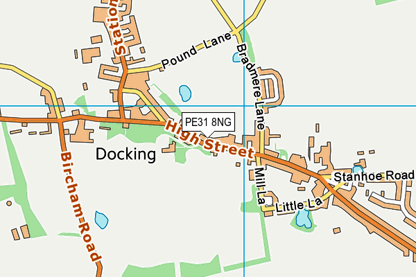 PE31 8NG map - OS VectorMap District (Ordnance Survey)