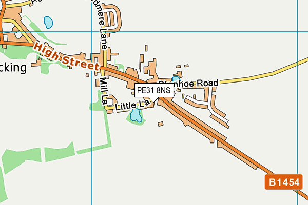 PE31 8NS map - OS VectorMap District (Ordnance Survey)