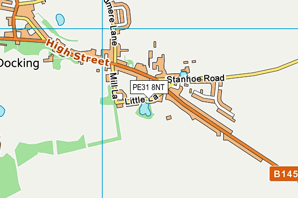 PE31 8NT map - OS VectorMap District (Ordnance Survey)