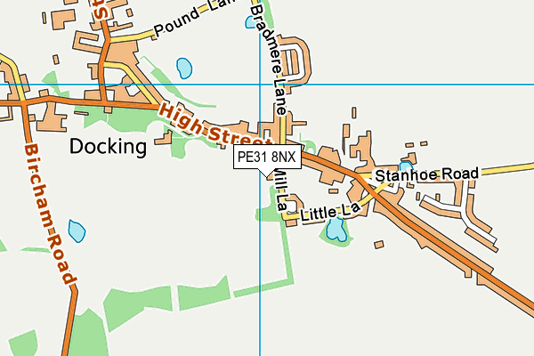 PE31 8NX map - OS VectorMap District (Ordnance Survey)