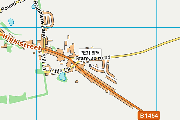 PE31 8PA map - OS VectorMap District (Ordnance Survey)