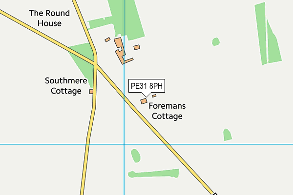 PE31 8PH map - OS VectorMap District (Ordnance Survey)