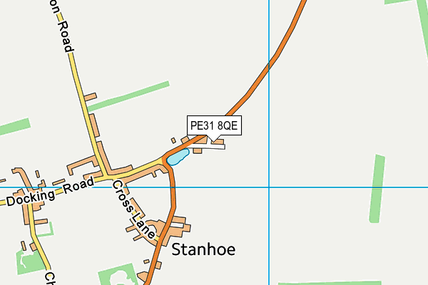 PE31 8QE map - OS VectorMap District (Ordnance Survey)