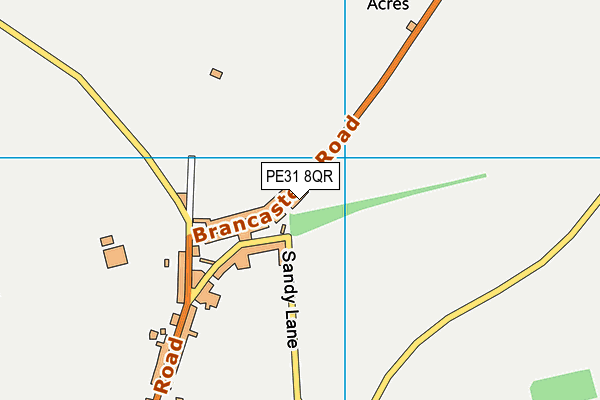 PE31 8QR map - OS VectorMap District (Ordnance Survey)