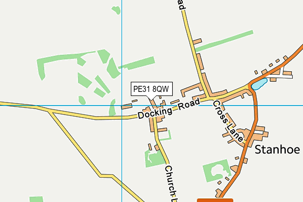 PE31 8QW map - OS VectorMap District (Ordnance Survey)