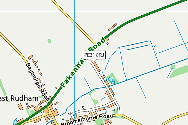 PE31 8RJ map - OS VectorMap District (Ordnance Survey)
