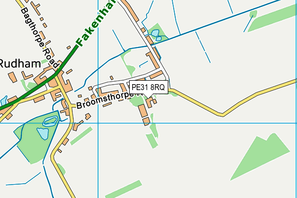 PE31 8RQ map - OS VectorMap District (Ordnance Survey)