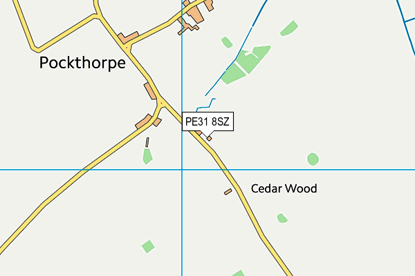 PE31 8SZ map - OS VectorMap District (Ordnance Survey)