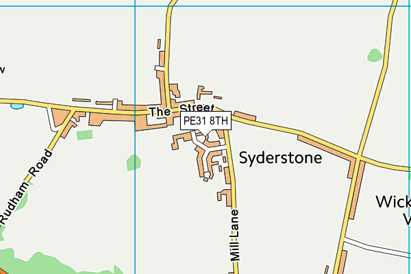 PE31 8TH map - OS VectorMap District (Ordnance Survey)