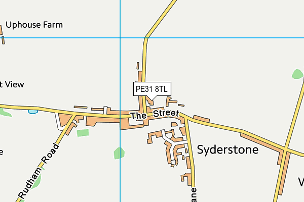 PE31 8TL map - OS VectorMap District (Ordnance Survey)