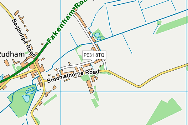 PE31 8TQ map - OS VectorMap District (Ordnance Survey)