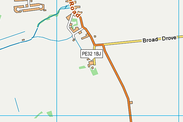 PE32 1BJ map - OS VectorMap District (Ordnance Survey)