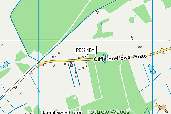 PE32 1BY map - OS VectorMap District (Ordnance Survey)