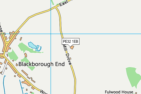 PE32 1EB map - OS VectorMap District (Ordnance Survey)