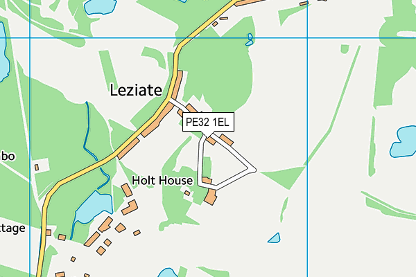 PE32 1EL map - OS VectorMap District (Ordnance Survey)