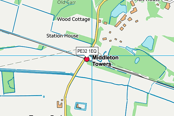 PE32 1EQ map - OS VectorMap District (Ordnance Survey)