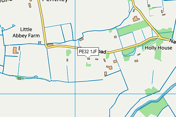 PE32 1JF map - OS VectorMap District (Ordnance Survey)