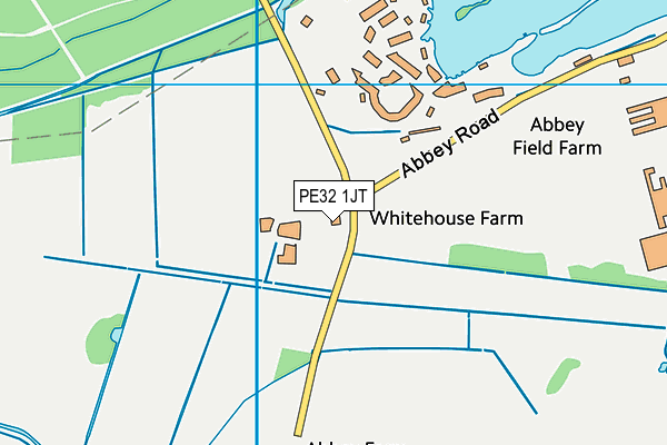 PE32 1JT map - OS VectorMap District (Ordnance Survey)