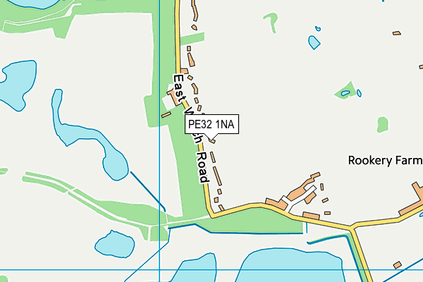 PE32 1NA map - OS VectorMap District (Ordnance Survey)