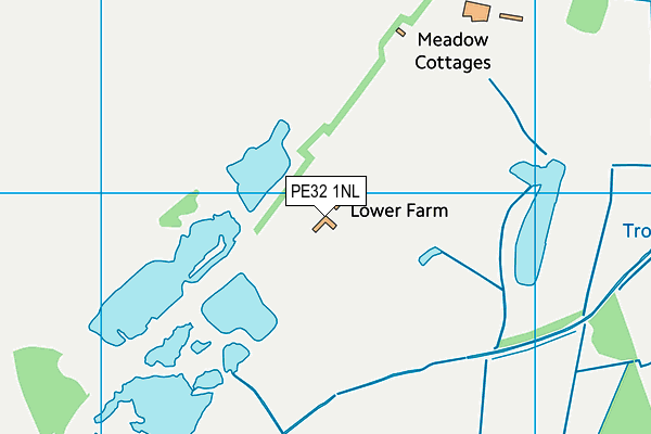 PE32 1NL map - OS VectorMap District (Ordnance Survey)