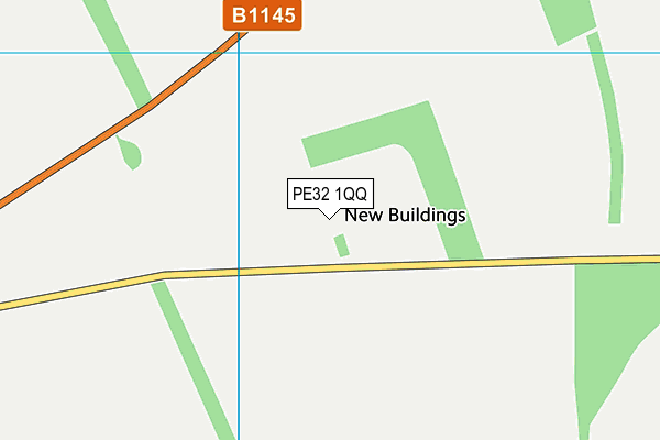 PE32 1QQ map - OS VectorMap District (Ordnance Survey)