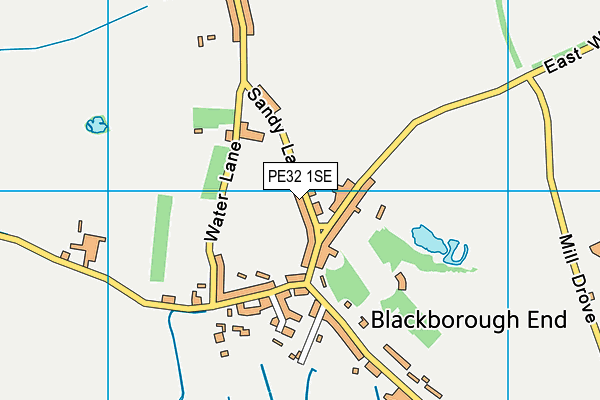 PE32 1SE map - OS VectorMap District (Ordnance Survey)