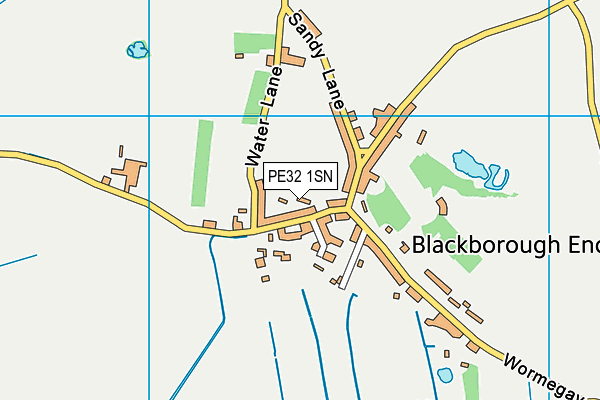 PE32 1SN map - OS VectorMap District (Ordnance Survey)