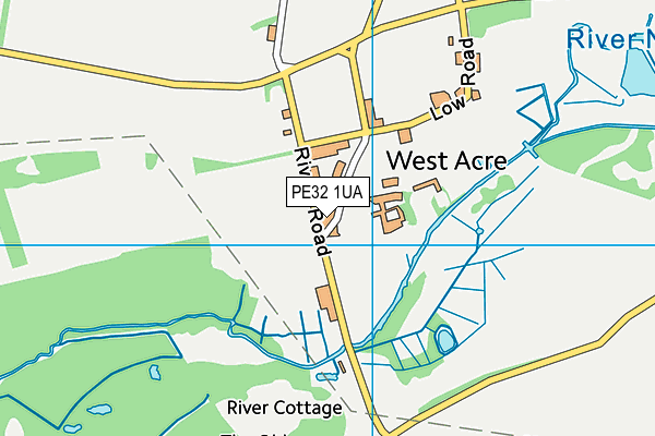 PE32 1UA map - OS VectorMap District (Ordnance Survey)