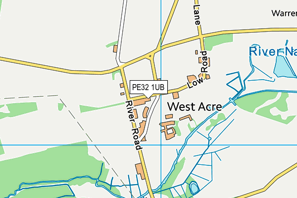 PE32 1UB map - OS VectorMap District (Ordnance Survey)