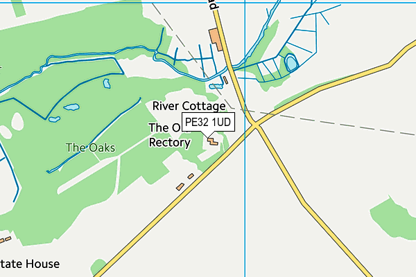 PE32 1UD map - OS VectorMap District (Ordnance Survey)