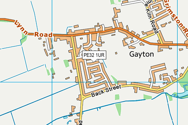 PE32 1UR map - OS VectorMap District (Ordnance Survey)