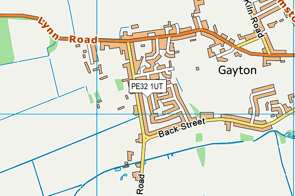 PE32 1UT map - OS VectorMap District (Ordnance Survey)