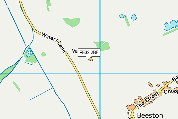 PE32 2BF map - OS VectorMap District (Ordnance Survey)