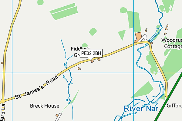 PE32 2BH map - OS VectorMap District (Ordnance Survey)