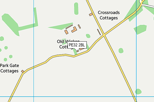 PE32 2BL map - OS VectorMap District (Ordnance Survey)