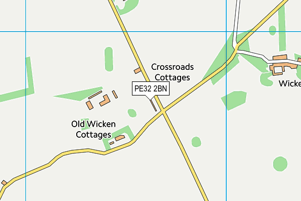 PE32 2BN map - OS VectorMap District (Ordnance Survey)