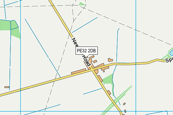 PE32 2DB map - OS VectorMap District (Ordnance Survey)