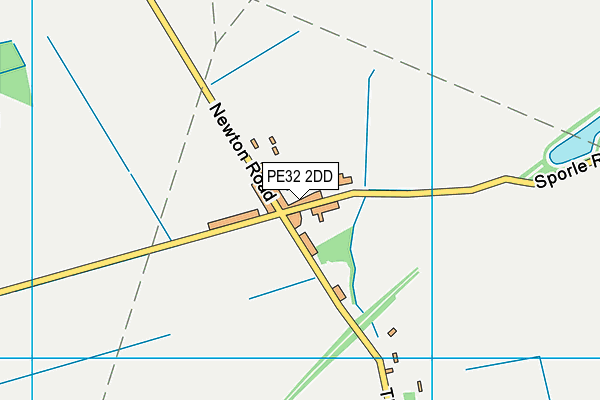 PE32 2DD map - OS VectorMap District (Ordnance Survey)