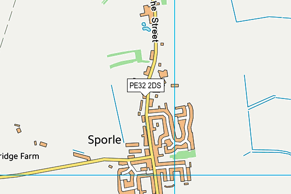 PE32 2DS map - OS VectorMap District (Ordnance Survey)