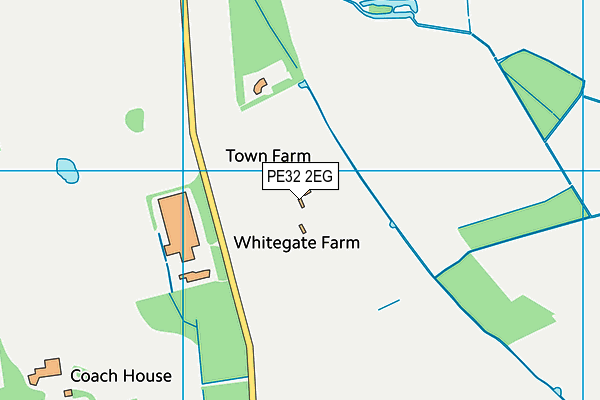PE32 2EG map - OS VectorMap District (Ordnance Survey)