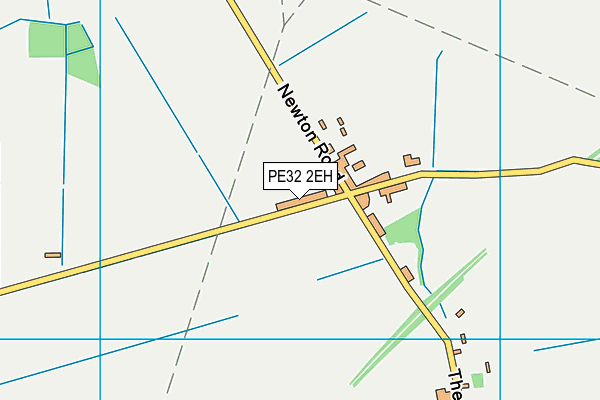 PE32 2EH map - OS VectorMap District (Ordnance Survey)