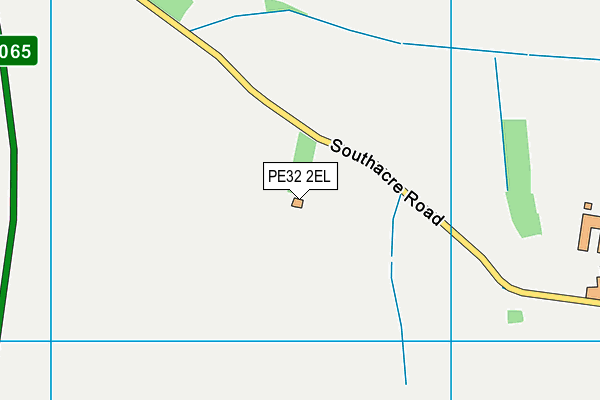 PE32 2EL map - OS VectorMap District (Ordnance Survey)