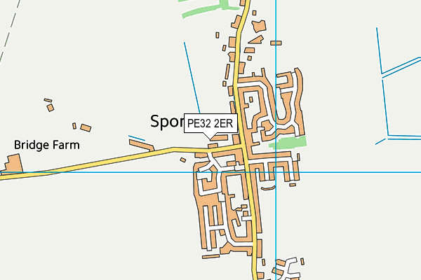 PE32 2ER map - OS VectorMap District (Ordnance Survey)