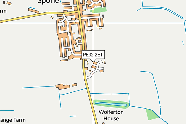 PE32 2ET map - OS VectorMap District (Ordnance Survey)